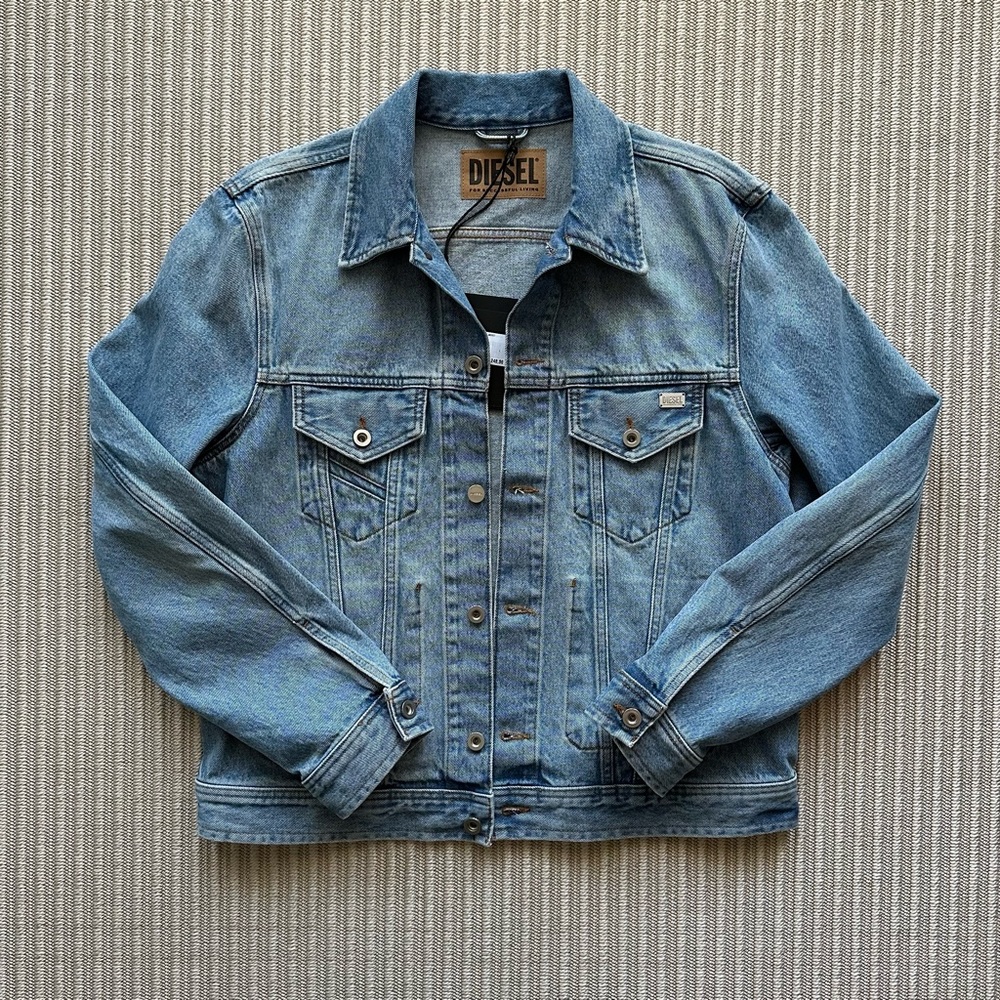 NWT Men’s Diesel D-BRAY Denim Jacket - Size Large